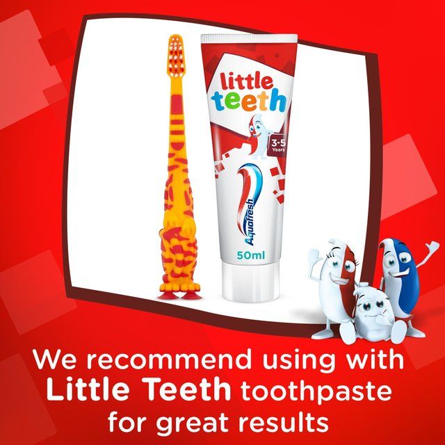 Aquafresh Little Teeth Kids Toothbrush 3-5 Years with Soft Bristles - McGrocer