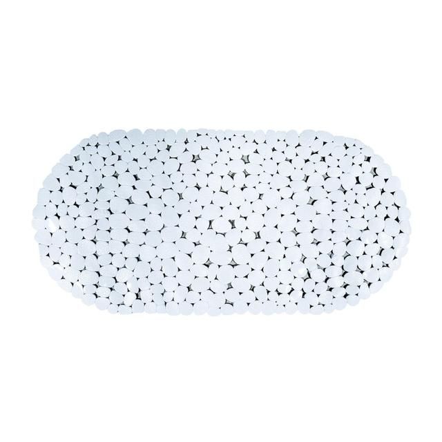 Aqualona Pebbles White Bath Mat - McGrocer