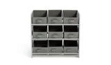Argos Home 3 Tier Basket Storage Unit - Grey - McGrocer