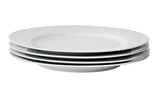 Argos Home Set of 4 Porcelain Dinner Plates - Super White - McGrocer