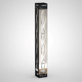 Artika Chrome Swirl LED Floor Lamp - McGrocer