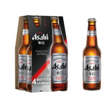 Asahi Super Dry Beer Lager Bottles   4 x 330ml - McGrocer