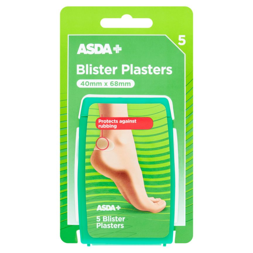 ASDA 5 Medium Blister Plasters - McGrocer