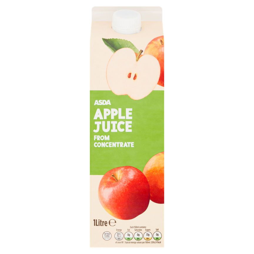 ASDA Apple Juice From Concentrate - McGrocer