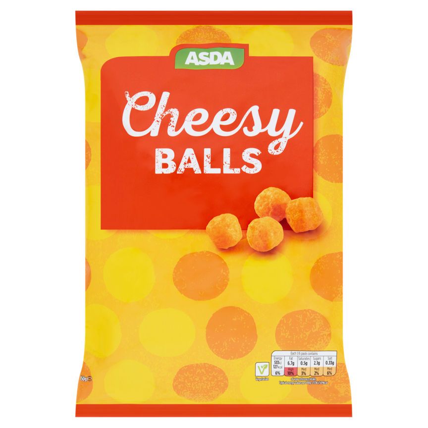 ASDA Cheese Balls Sharing Snacks - McGrocer