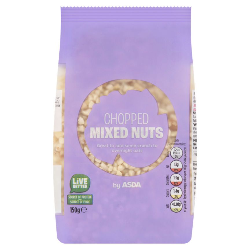 ASDA Chopped Mixed Nuts 150g - McGrocer