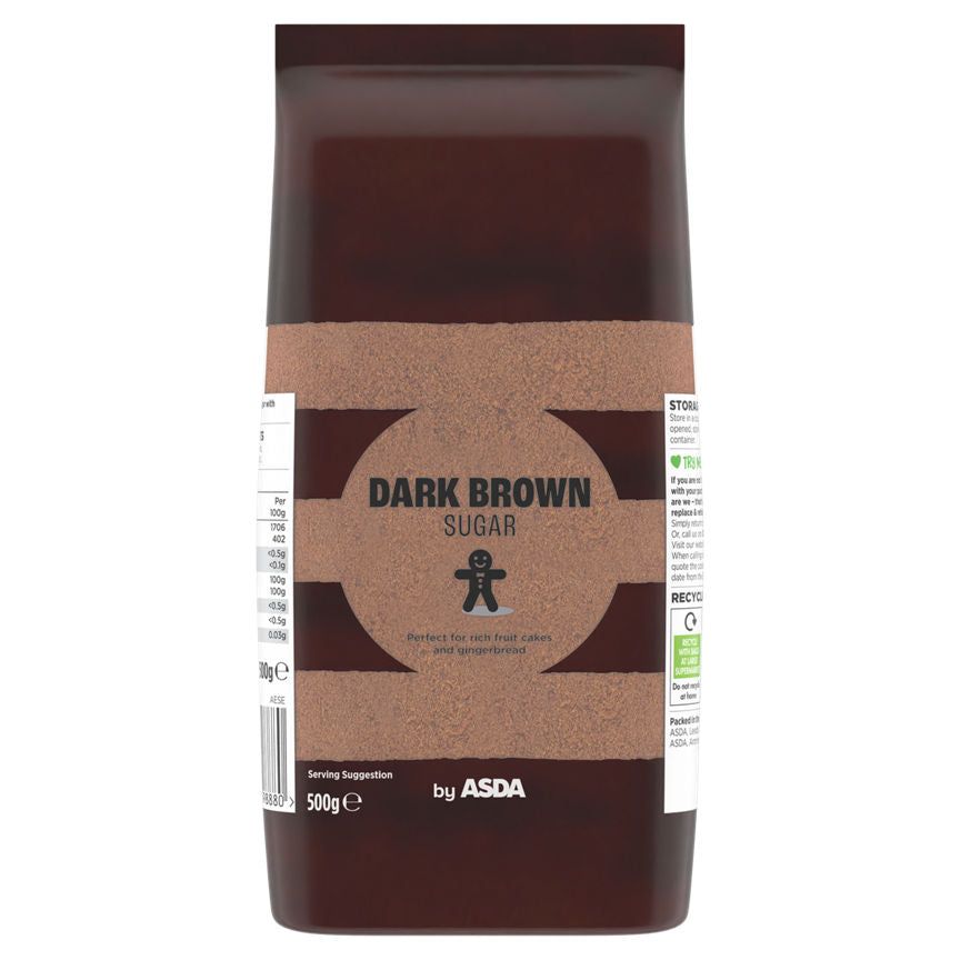 ASDA Dark Brown Sugar 500g - McGrocer