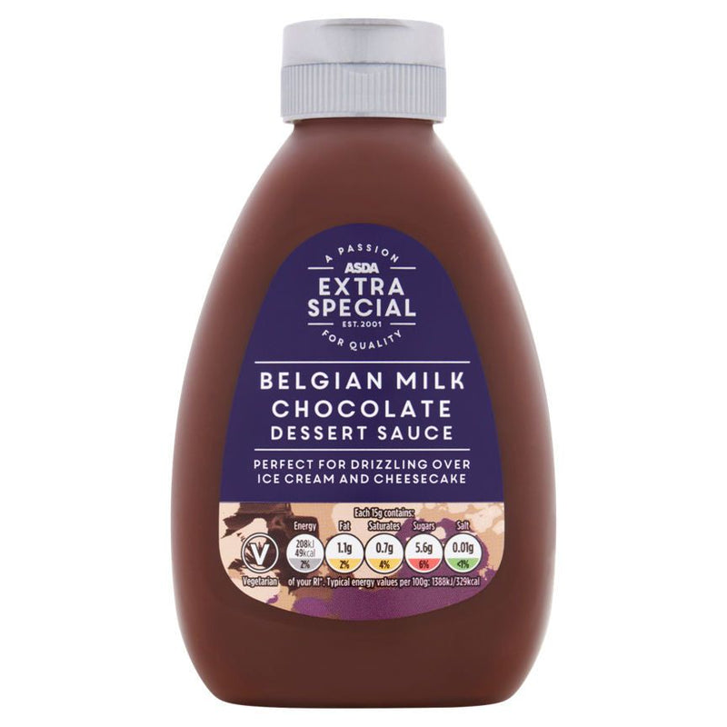 ASDA Extra Special Belgian Milk Chocolate Dessert Sauce - McGrocer