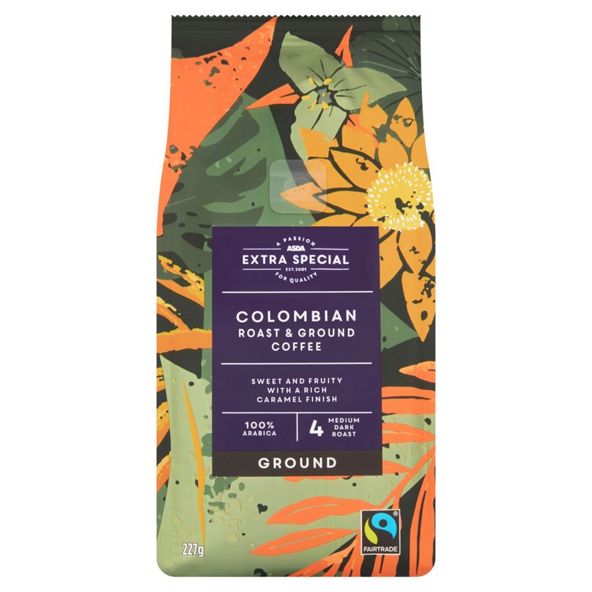 ASDA Extra Special Colombian Fairtrade Ground Coffee - McGrocer