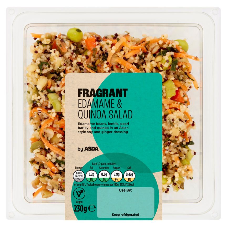 ASDA Fragrant Edamame & Quinoa Salad - McGrocer