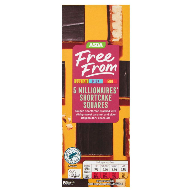 ASDA Free From 5 Millionaires' Shortcake Squares - McGrocer