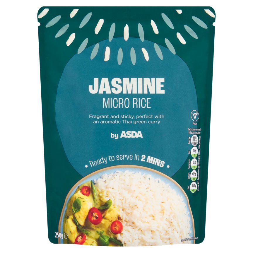ASDA Jasmine Micro Rice 250g - McGrocer