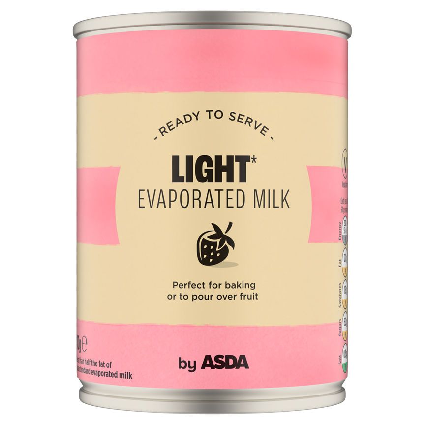 ASDA Light Evaporated Milk 410g - McGrocer