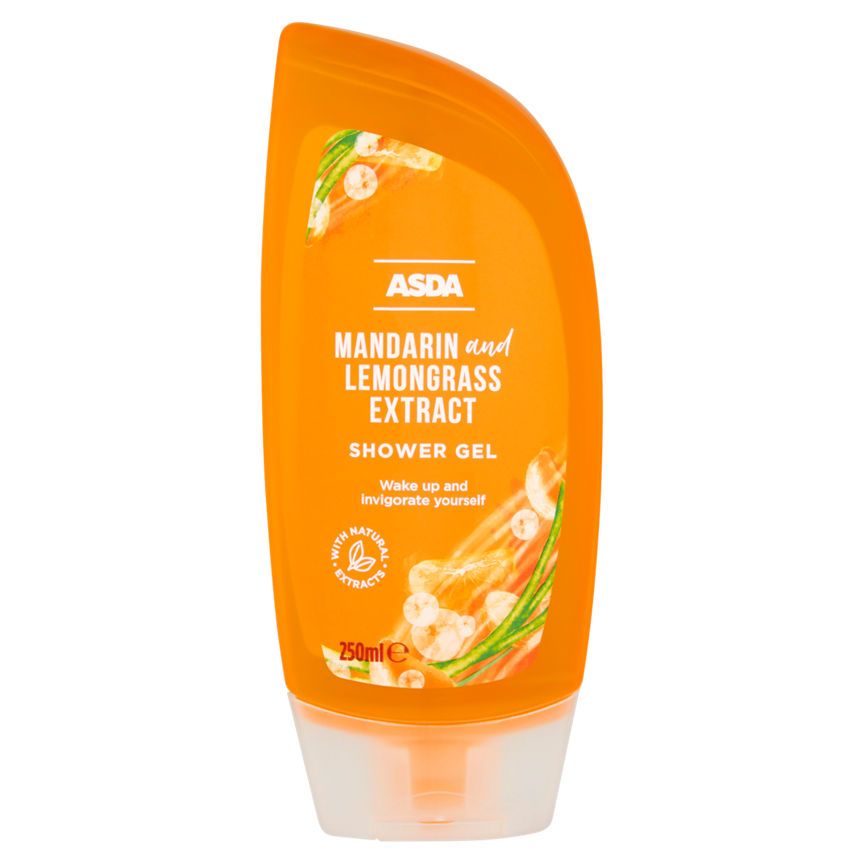 ASDA Mandarin and Lemongrass Extract Shower Gel - McGrocer