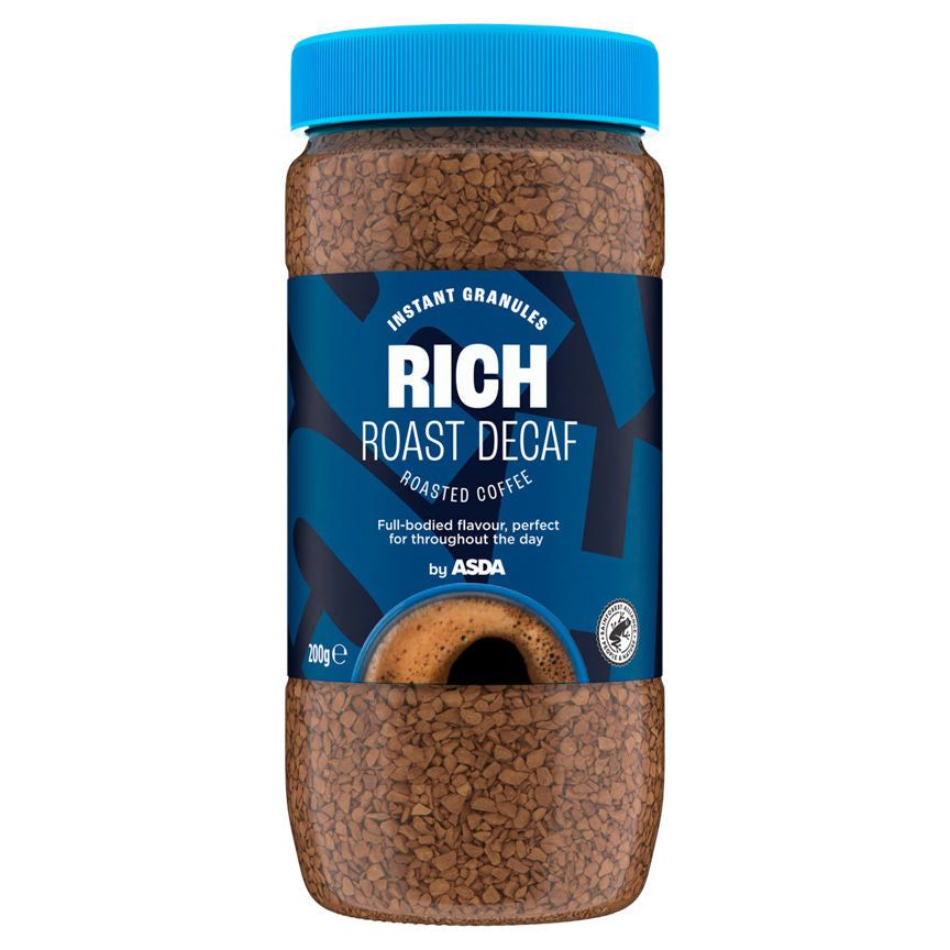 ASDA Rich Roast Decaf Instant Granules 200g - McGrocer