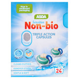 ASDA Sensitive Non-Bio Triple Action Capsules 24 x 13g (312g) - McGrocer