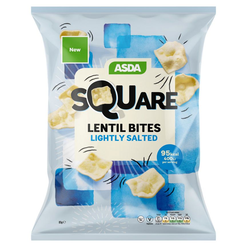 ASDA Square Lentil Bites Lightly Salted - McGrocer