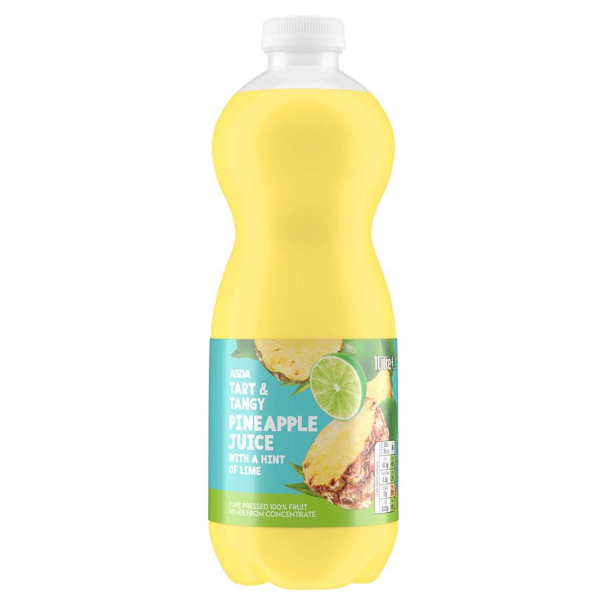 ASDA Tart & Tangy Pineapple Juice with a Hint of Lime - McGrocer