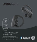 ASDA Tech True Wireless Sports Earphones - Black - McGrocer