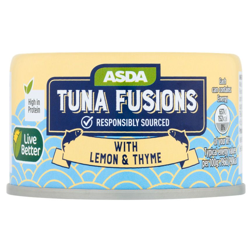 ASDA Tuna Fusions with Lemon & Thyme 80g - McGrocer