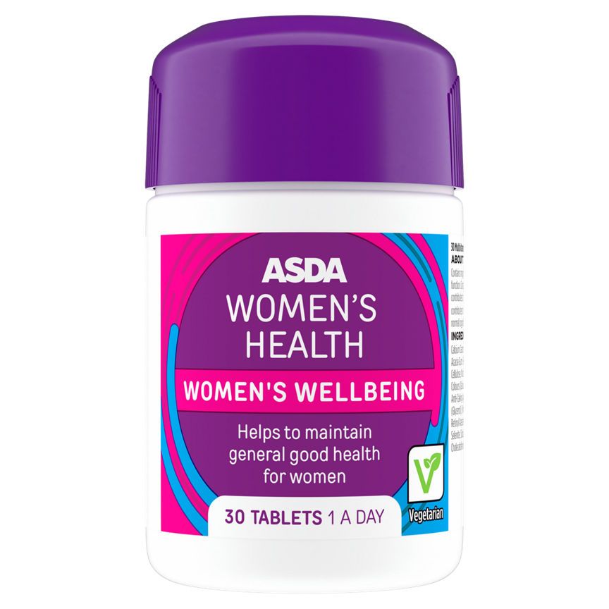 ASDA Vitamin B6 & Iron Women's Wellbeing 30 Tablets - McGrocer