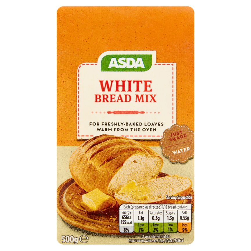 ASDA White Bread Mix - McGrocer