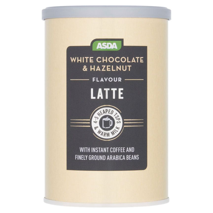 ASDA White Chocolate & Hazelnut Flavour Latte 216g - McGrocer