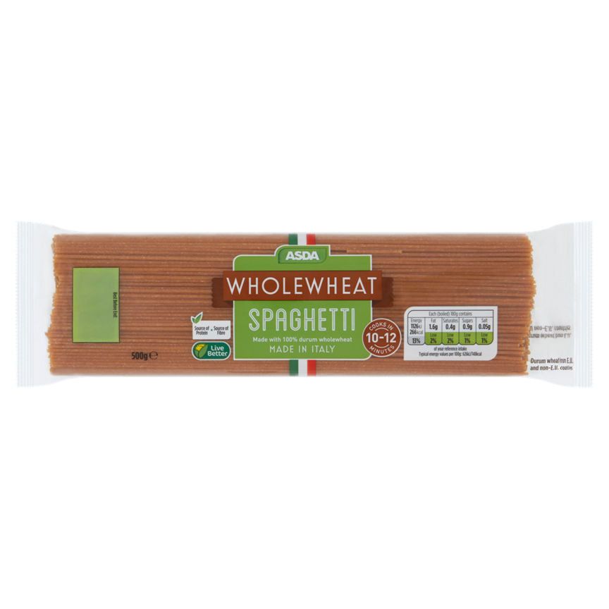 ASDA Wholewheat Spaghetti 500g - McGrocer