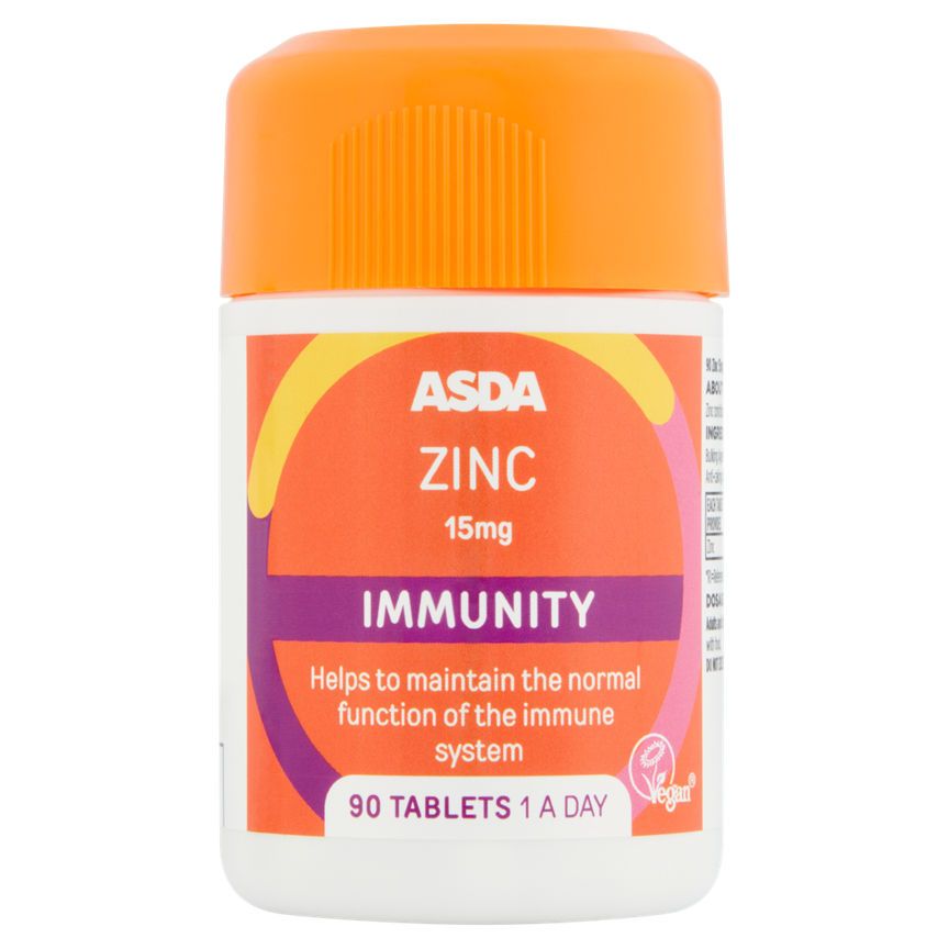 ASDA Zinc Immunity 90 Tablets - McGrocer