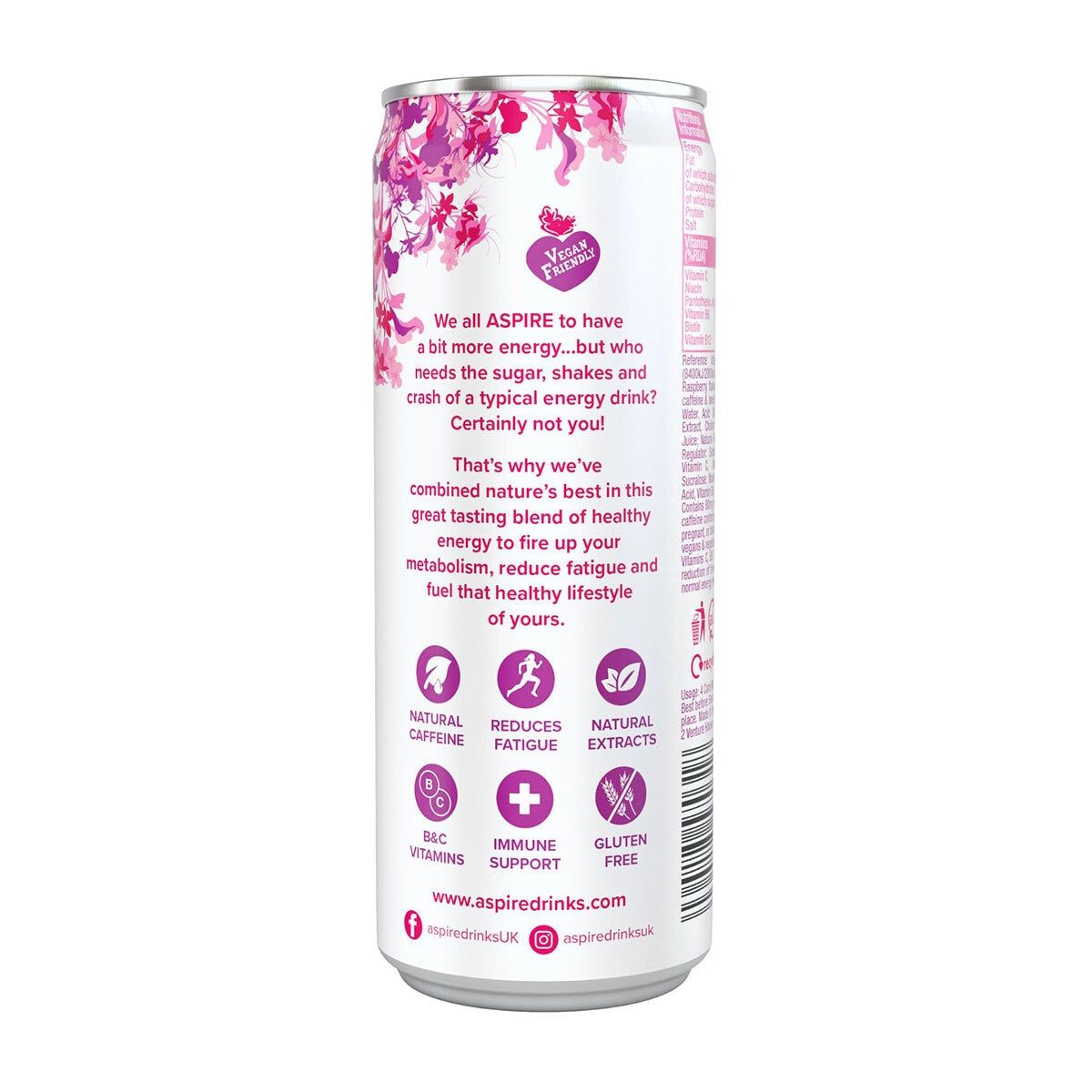 Aspire Mango Lemonade and Raspberry, 12 x 330ml - McGrocer
