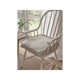 At Home with Stacey Solomon Green Striped Ruffle Seat Cushion Pad - McGrocer