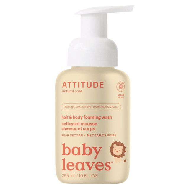 ATTITUDE Baby Leaves 2in1 Foaming Wash Pear Nectar 295ml - McGrocer