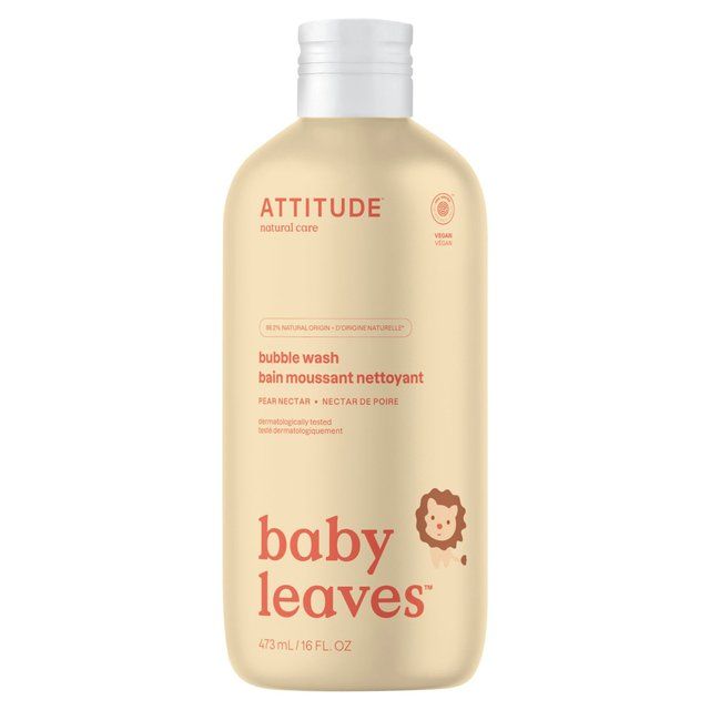 ATTITUDE Baby Leaves Bubble Wash Pear Nectar 473ml - McGrocer