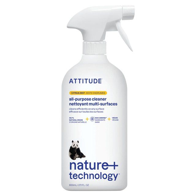 Attitude Multi Surface Cleaner Citrus Zest 800ml - McGrocer