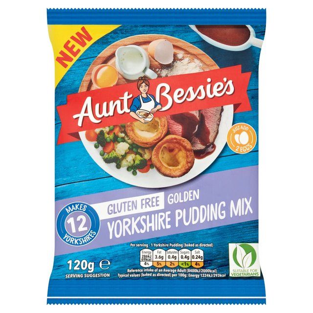 Aunt Bessie's Gluten Free Yorkshire Pudding Mix 120g - McGrocer