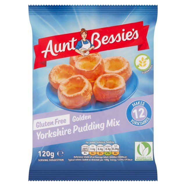 Aunt Bessie's Gluten Free Yorkshire Pudding Mix 120g - McGrocer