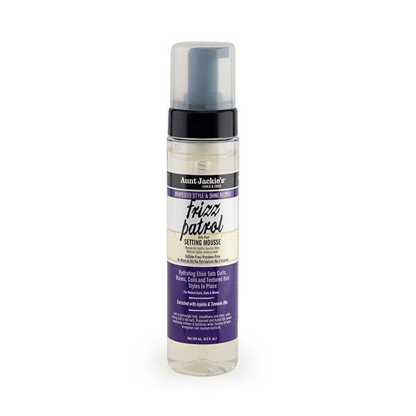 Aunt Jackie's Grapeseed Frizz Patrol Setting Mousse 244ml - McGrocer