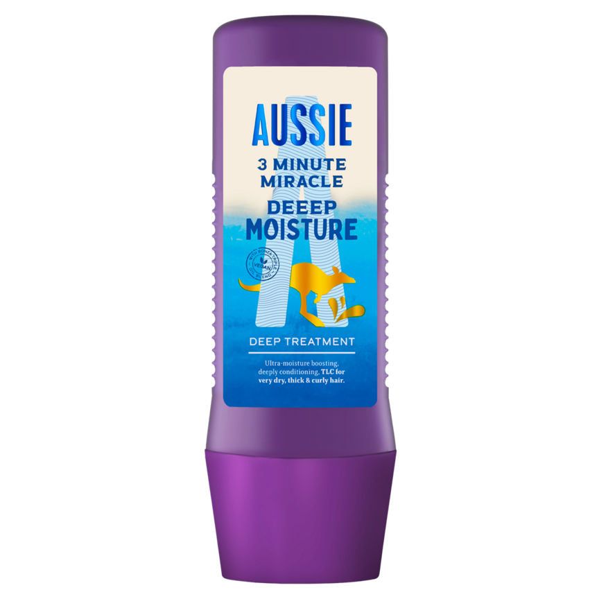 Aussie 3 Minute Miracle Deeep Moisture Vegan Deep Treatment Hair Mask - McGrocer