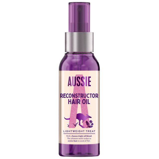 Aussie Hair Oil Reconstructor Vegan Hair Treatment for Dry and Damaged Hair 100ml - McGrocer