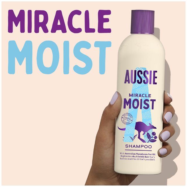 Aussie Miracle Moist Travel Shampoo 90ml - McGrocer