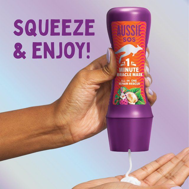 Aussie Sos 1 Minute Miracle Repair Rescue Mask 250ml - McGrocer