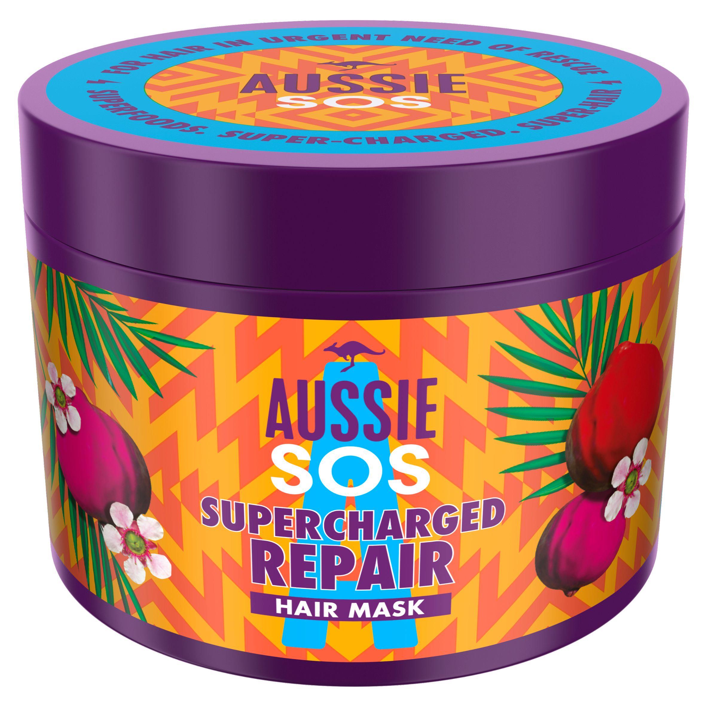 Aussie SOS Supercharged Repair Vegan Hair Mask 450ml - McGrocer