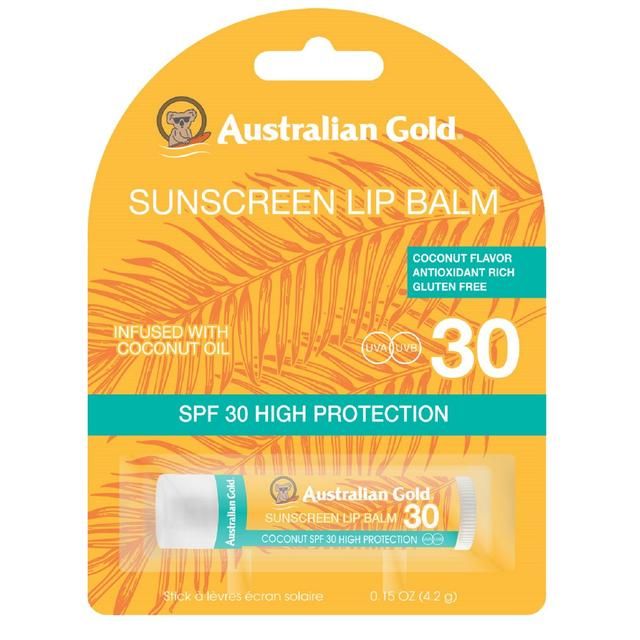 Australian Gold SPF 30 Sunscreen Lip Balm Coconut 4g - McGrocer