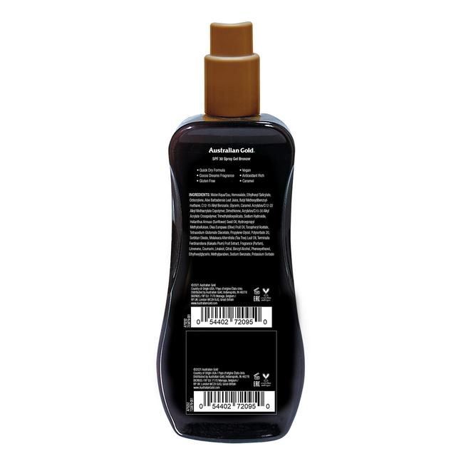Australian Gold SPF 30 Sunscreen Spray with Instant Bronzer 237ml - McGrocer