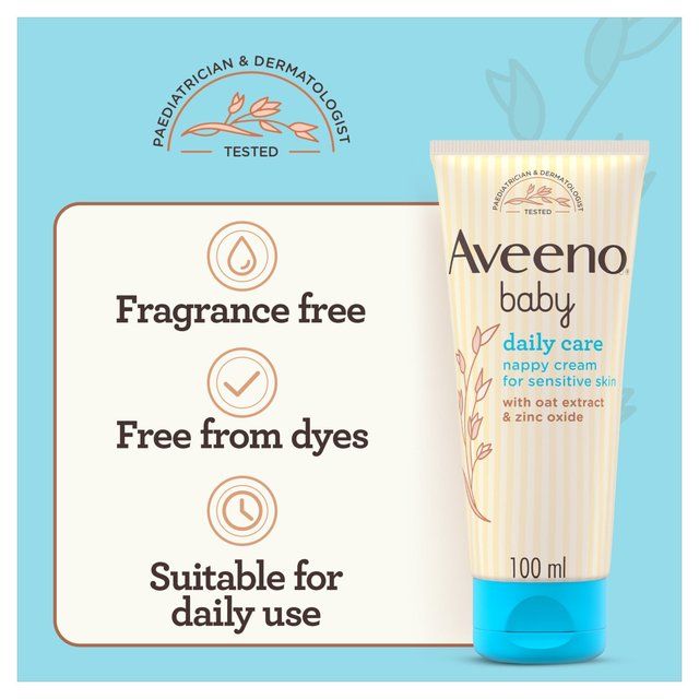 Aveeno Baby Nappy Cream   100ml - McGrocer