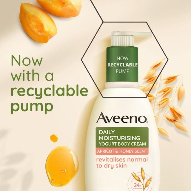 Aveeno Daily Moisturising Body Yogurts Apricot & Honey   300ml - McGrocer