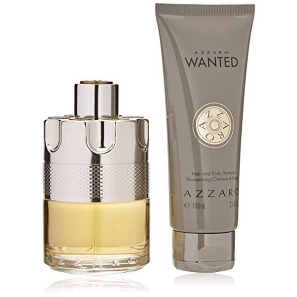Azzaro Wanted Gift Set 100ml EDT + 100ml Body & Hair Shampoo - McGrocer