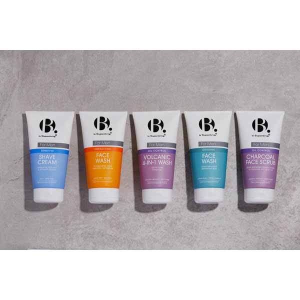 B. Men Oil Control Volcanic 4-in-1 Wash 150ml - McGrocer