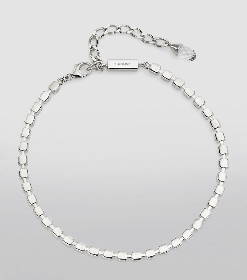 Jimmy Choo Saeda crystal anklet 24cm - British product