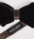 Giorgio Armani silk pre-tied bowtie (British brand)